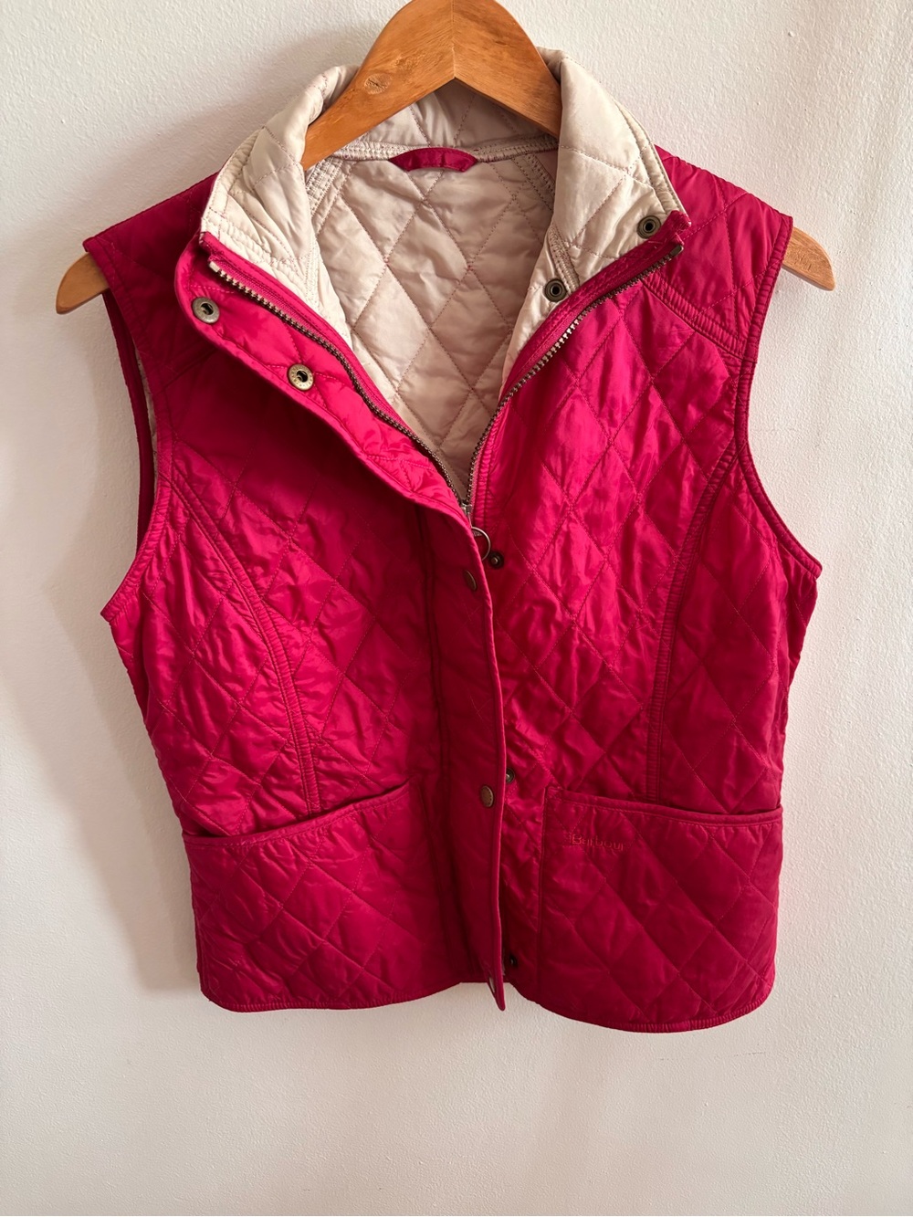 Barbour Quilted Sleeveless Vest - Pink